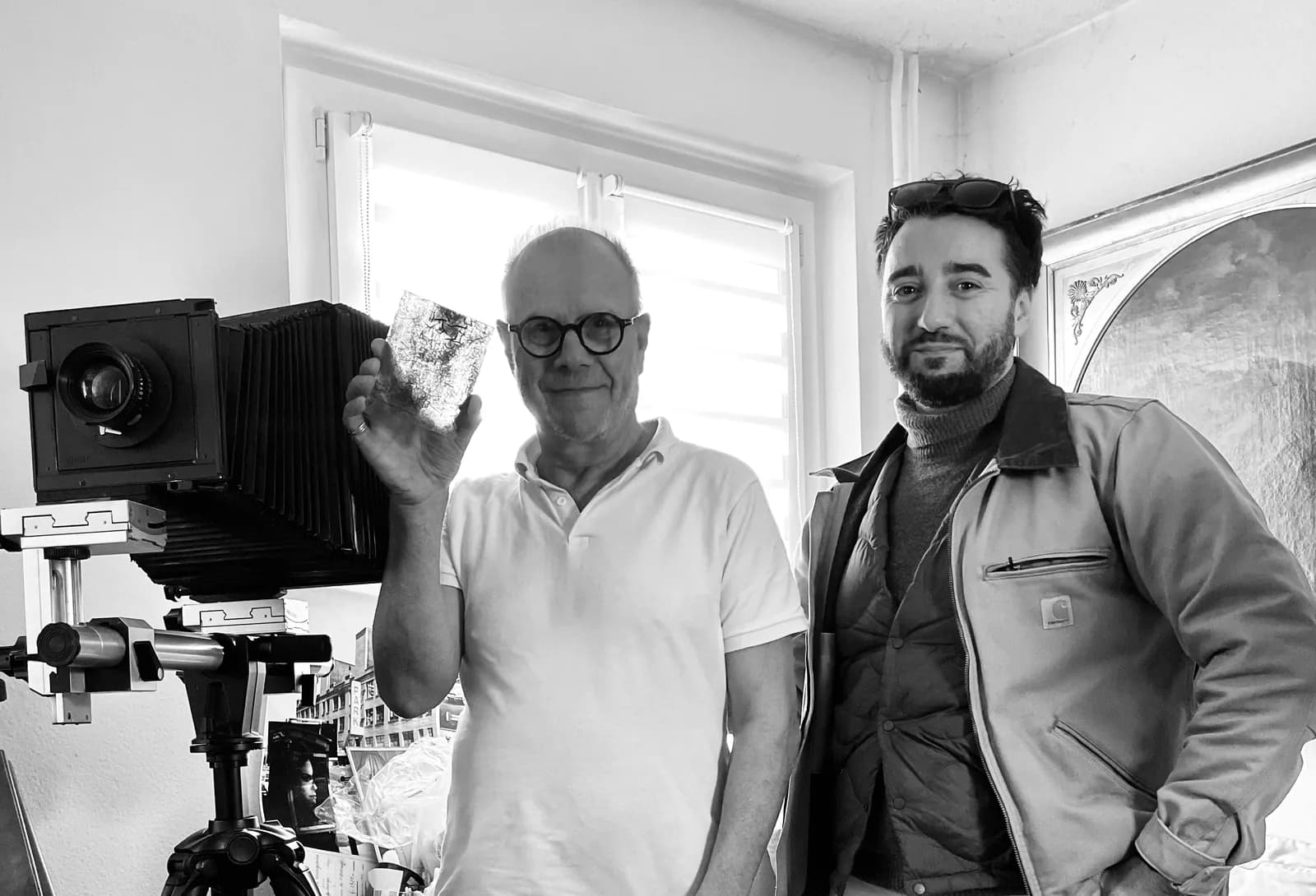Christopher Fernandes. Avec Christophe Lauffenburger, photographe suisse, sur la recherche du plus grand tirage photographique en camera obscura, janvier 2025